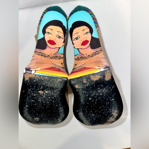 Taylor Says Hispanic Heritage Inspired Heelless Platform Light Brown Chili 7M - Picture 13 of 16